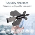 thumbnail image 2 of Cerradura de Puerta Portátil Privacidad de Acero Inoxidable Cerradura de Seguridad Adicional Antirrobo Seguridad de Viaje Cerradura de Puerta Interior, 2 of 5