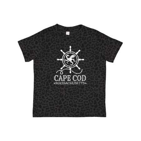 

Inktastic Cape Cod Massachusetts Nautical Gift Toddler Boy or Toddler Girl T-Shirt