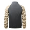 thumbnail image 5 of Men's Raglan Sleeve Casual Jacket Lightweight Comfortable Outdoor Sport Coat for Daily Wear, 5 of 5