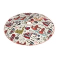 thumbnail image 2 of Bingfone Christmas Tree Skirt Mat Christmas Decoration Interior 30" -London Landmark1, 2 of 6