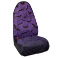 thumbnail image 2 of POLERO Purple Bat Spider Web Print Car Seat Towel Cover Towel Seat Cover, Suitable for Van Truck Seat Bucket Seat, Terry Cloth Car Seat Cover for Cars Vans, 2 of 7