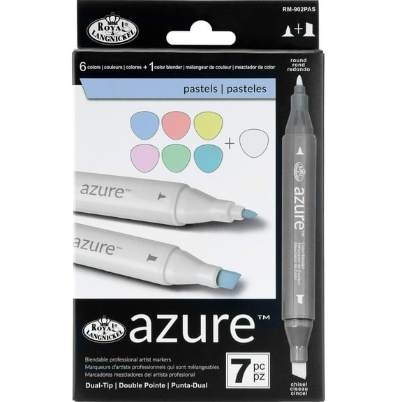 Royal & Langnickel Azure™ 7 pc Pastel Color Marker Set