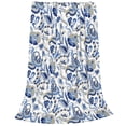 thumbnail image 2 of Honeii Blue Paisley Print Fleece Blanket - Throw Blanket for Bed, Sofa, Couch, Camping, and Travel , Microplush Ultra Soft Warm Blanket-40"x30", 2 of 7