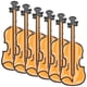 thumbnail image 1 of 6 broches de violín para mujer y hombre, para ropa, prendedores de solapa, instrumentos de metal, broches decorativos., 1 of 6