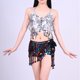 thumbnail image 1 of Blusa informal de poliéster con lentejuelas y borlas para danza del vientre, para mujer, estilo indio, para glúteos, 1 of 5
