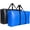 Black+Blue, variant on 168 Gallon Extra Large Storage Bags, Jumbo Moving Storage Bags, Foldable Big Blue Waterproof Outdoor Patio Cushion Storage Bag, 65x30x20inch - 1PACK