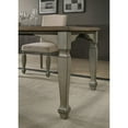 thumbnail image 4 of Roundhill Furniture Breda Antique Gray and Dark Oak Finished Wood Dining Table, 4 of 6