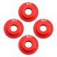 thumbnail image 1 of Adaptador hexagonal de rueda 4x, almohadilla adaptadora hexagonal de neumático de rueda, accesorio de vehículo 1/7 RC para interiores Rojo CUTICAT Almohadilla convertidora de maldición de rueda, 1 of 8