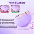 thumbnail image 5 of Electric Smart Nail Clippers for Adults Seniors, 2026 New 2 Speeds Power Automatic Nails Trimmer with Polisher, Light, Clip Storage, Rechargeable Toenail Clippers for Thick Toenails, 5 of 6