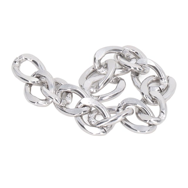 Cadenas de Bordillo de Aluminio de 328 Pies Cadena de Metal para Manualidades Cadena de Fabricación de Joyas Cadenas Cubanas de Bordillo de Aluminio Grandes para Pulsera ANGGREK Otros