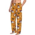 thumbnail image 2 of Uemuo Halloween Witches Gnome Pattern Men's Wide Leg Palazzo Lounge Pants with Pockets Light Weight Loose Comfy Casual Pajama Pants-XX-Large, 2 of 9
