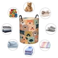 thumbnail image 6 of Kll Colorful Dogs Waterproof Foldable Laundry Hamper Bucket With Handles For Storage Bin,Kids Room,Home Organizer (Small), 6 of 8