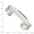 thumbnail image 3 of Bracelet Manchette Concave en Argent Sterling 925, 3 of 8