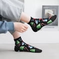 thumbnail image 2 of Naloa Disco Mirror Ball Snowman Ankle Socks for Women Non Slip Socks No Show Socks Classic Low Cut Casual Socks Casual Socks, 2 of 7