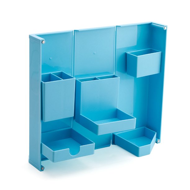 Caja De Almacenamiento Plegable Caja De Almacenamiento De Escritorio Multipropósito Para Oficina De Estudio De Dormitorio Advancent EL014205-01