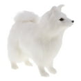 thumbnail image 4 of TISHITA Realistic White Faux Standing Dog Animal Model Figures Photography Prop Home, 4 of 8