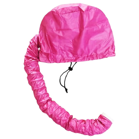 HOARBOEG Hair Dryer Cap, Blow Dryer Cap for Deep Conditioning & Styling, Thermal Hair Drying Cap with Adjustable Drawstring, Portable Foldable Bonnet for Home Hair Care Treatment
