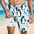 thumbnail image 2 of Outdoor Casual Shorts for Mens Funny Printed 7" Lightweight Sweatpants Compression Liner 5 Inch Inseam Swim Shorts Light Breathable Pants Travel Golf Camping Beach Shorts with Pockets, 2 of 6