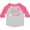 Heather and Hot Pink, variant on Inktastic Future Softball Player Girls Girls Toddler T-Shirt