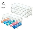 thumbnail image 2 of mDesign Water Bottle / Wine Rack Storage Organizer, 20 Bottles, 4 Pack - Clear, 2 of 9