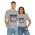thumbnail image 7 of Womens Mom Battery Low Funny Shirt, Tired Parent Mother Shirt ID-0316-GU3H, 7 of 7