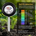 thumbnail image 2 of Medidor de Humedad y Humedad del Suelo 4 en 1, Medidor de Humedad, Luz Solar, PH y Fertilidad para Plantas en Macetas, Invernaderos, Flores y Granjas, 2 of 5