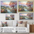 thumbnail image 4 of Designart "Charming Provence Countryside Landscape" Countryside Floater Framed Canvas Wall Art, 4 of 5