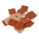 thumbnail image 1 of 20Pcs Etiquetas De Prendas De Vestir De Cuero PU Hechas A Mano Cuadradas Llave Sunnimix Etiquetas de PU hechas a mano, 1 of 8