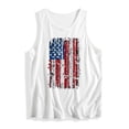 thumbnail image 4 of Mifsaly Womens Sleeveless Tank Tops Loose Fit Cotton Graphic Summer Shirts Breathable Soft Casual Independence Day Vest Patriotic Distressed Flag Tops XXL, 4 of 4
