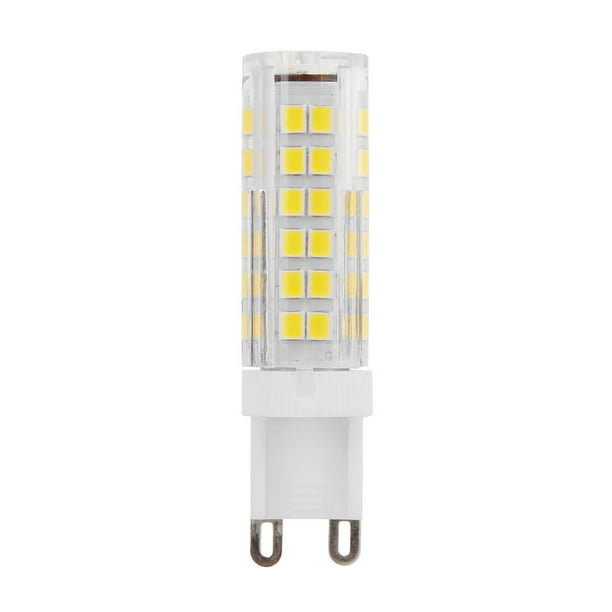Lámpara 5 uds bombilla LED G9 foco de bombilla de maíz reemplazar lámpara halógena (blanco frío)