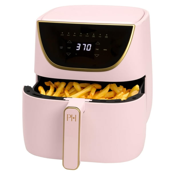 Paris Hilton Air Fryer, Large 6Quart Capacity, Touchscreen Display, 8