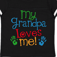 thumbnail image 4 of Inktastic Grandpa Loves Me Boys or Girls Toddler T-Shirt, 4 of 5