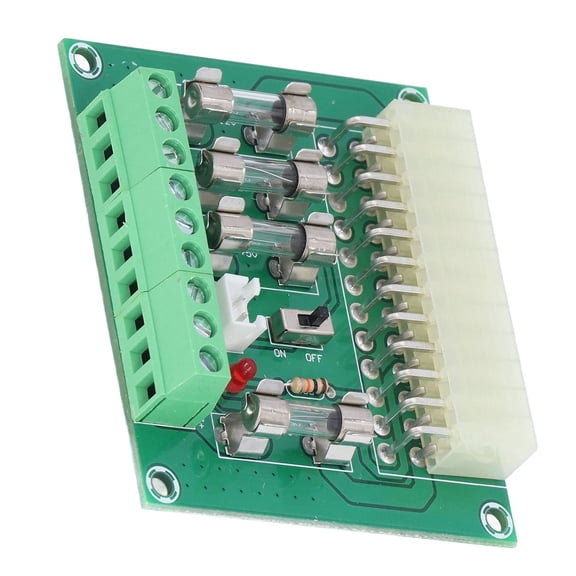 ATX Power Supply Adapter Module Wiring Breakout Board for 24PIN 20PIN Desktop Interface