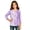 #A01-Purple Pink, variant on Girls Long Sleeve Shirts 7-8 Henley Button Fall Shirts for Kids Girls Casual Basic Girls Tops Cotton Butterfly Print Girls Blouses