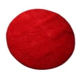 thumbnail image 3 of Short Plush Floor Mat Round Carpet Computer Chair Area Rug for Living Room Bedroom, 3 of 8