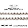 thumbnail image 2 of Niche Sprocket Chain Set for Honda Monkey 125 15/34 Tooth 420 O-Ring Front Rear MK1013200, 2 of 9