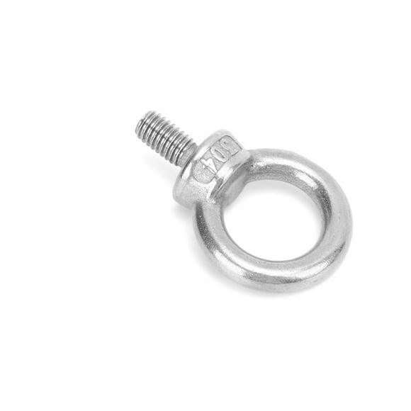 ESTINK Lifting Shoulder Eye Bolt,10pcs M6 Stainless Steel Lifting Eye Ring Bolts Screw Fastener Nuts Shoulder Eye Bolt