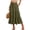 62#Green, variant on Long Midi Skirts for Women Summer Casual Flowy Boho Tiered High Waist Button Down Maxi Skirt with Pockets