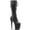 Black Stretch PU/Black Matte, variant on Women's Pleaser Flamingo 2023 Knee Boot