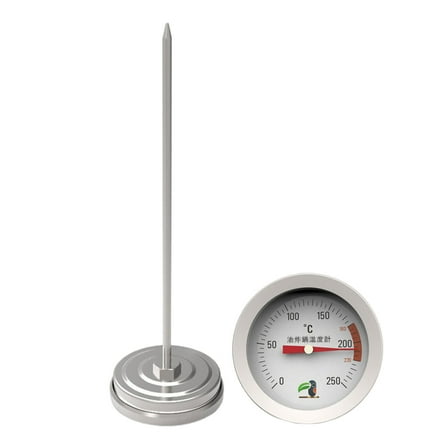 UPKOCH Cooking Thermometer with Clip for Precise Candy Syrup and Frying Temperature