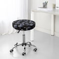 thumbnail image 7 of Gukieu Sunflowers Print Round Chair Cover, Dust-proof and Non-slip Bar Chair Protective Cover, Suitable for Bars, Restaurants, Offices-12 inch, 7 of 7