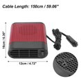 thumbnail image 5 of Portable Car Heater 12V High Power in Car Heater Fast Heating Fan Auto Window Windscreen Defroster Demister Keeping Warm, 5 of 6