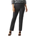 thumbnail image 1 of DressBarn Women's Roz & Ali Secret Agent Comfort Pull On Tummy Control Pant with L Slit Pockets, 1 of 6