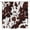 White Brown, variant on Brown Cowhide Shower Curtain Rustic Farmhouse Milk Cow Skin Farm Animal Cow Print Vintage Western Country Fabric Bathroom Decor Curtain with Hooks