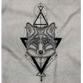 thumbnail image 2 of Wolf Pack Triangle Symbol Spirit Animal Long Sleeve TShirt Men Women Brisco Brands M, 2 of 6