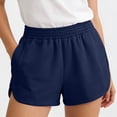 thumbnail image 3 of cocolona Womens Summer Casual Athletic Shorts Elastic Waist Splited Wide Leg Workout Gym Running Shorts with Pockets, 3 of 5