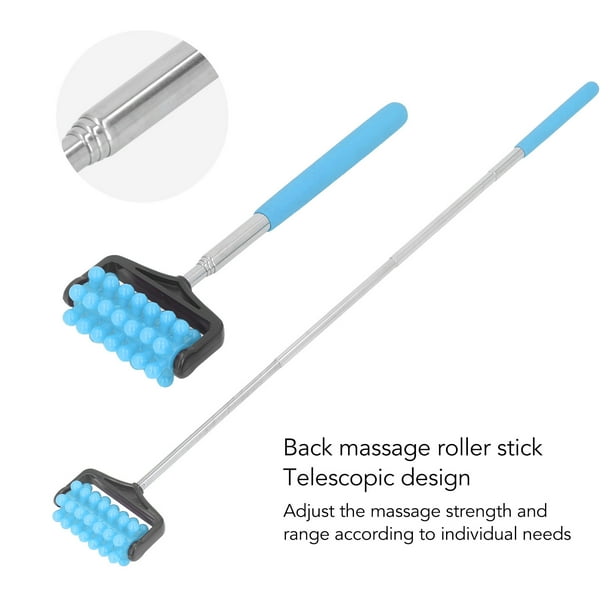 Rodillo Telescópico de Masaje de Espalda Alivia la Fatiga, Ligero