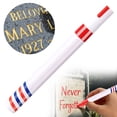 thumbnail image 4 of Tombstone Paint Marker Pens, Permanent Waterproof Stone Touch-Up Markers, Quick Dry Multi-Surface Paint Pens, Assorted Colors for Memorial Headstone Metal Wood Glass, 4 of 6