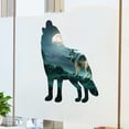 thumbnail image 2 of Adhesivo de pared autoadhesivo Howling Wolf Moon, PVC, 30 x 60 cm, 2 of 3