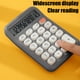 thumbnail image 4 of Calculadora de escritorio de 12 dígitos, pantalla LCD grande y botones grandes, color morado, gris, caqui y verde, apagado automático y antideslizante, ideal para uso contable en la oficina,, 4 of 8